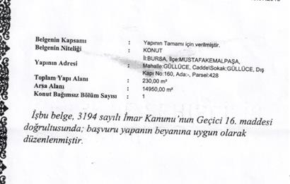 C21 NOVO'DAN M.KEMALPAŞA GÜLLÜCE MAH. SATILIK ÇİFTLİK+TARLA