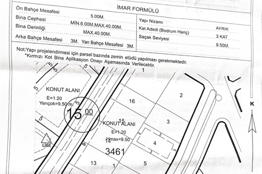 PANORAMİK BOLU MANZARALI 3 KAR İMARLI ARSA