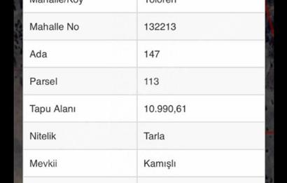 KONYA BOZKIR YOLÖREN SATILIK TARLA