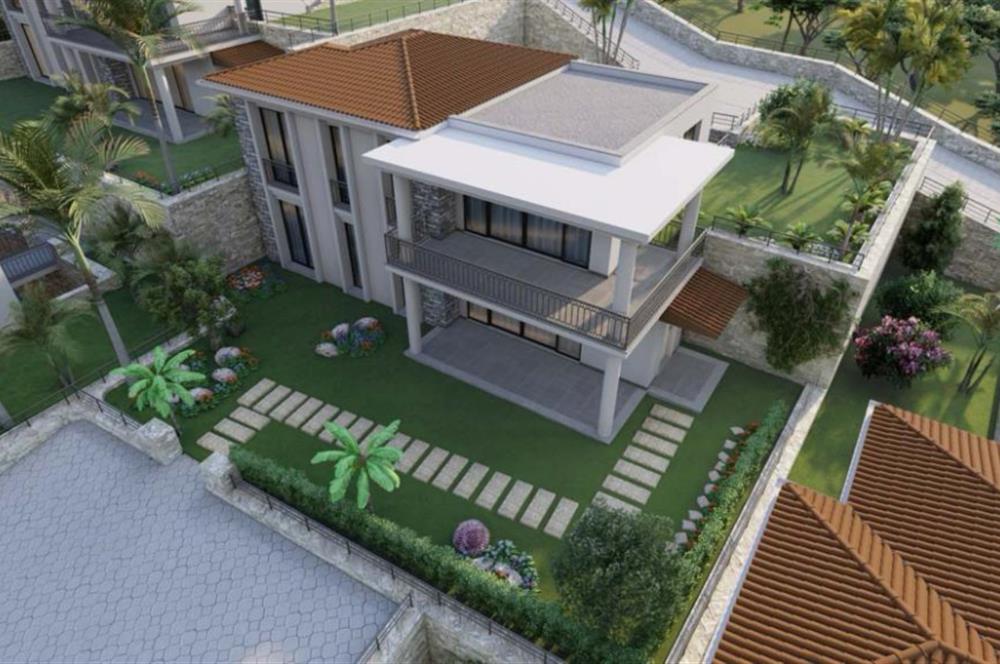 Bodrum Oasise Yakın Yeni Projede Deniz Manzaralı Satılık Daire 