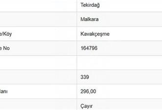 Tekirdağ Malkara'da Acil Satılık TARLA !!!!