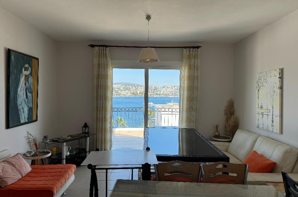 Bitez Sarnıç Sitesi Denize Sıfır Deniz Manzaralı 2+1 Daire