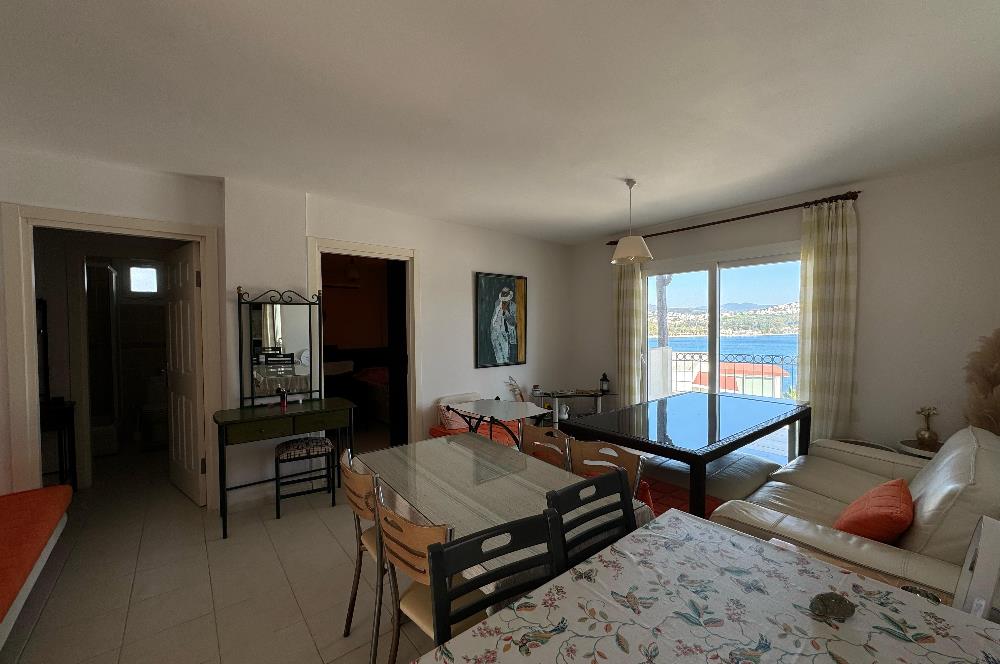 Bitez Sarnıç Sitesi Denize Sıfır Deniz Manzaralı 2+1 Daire