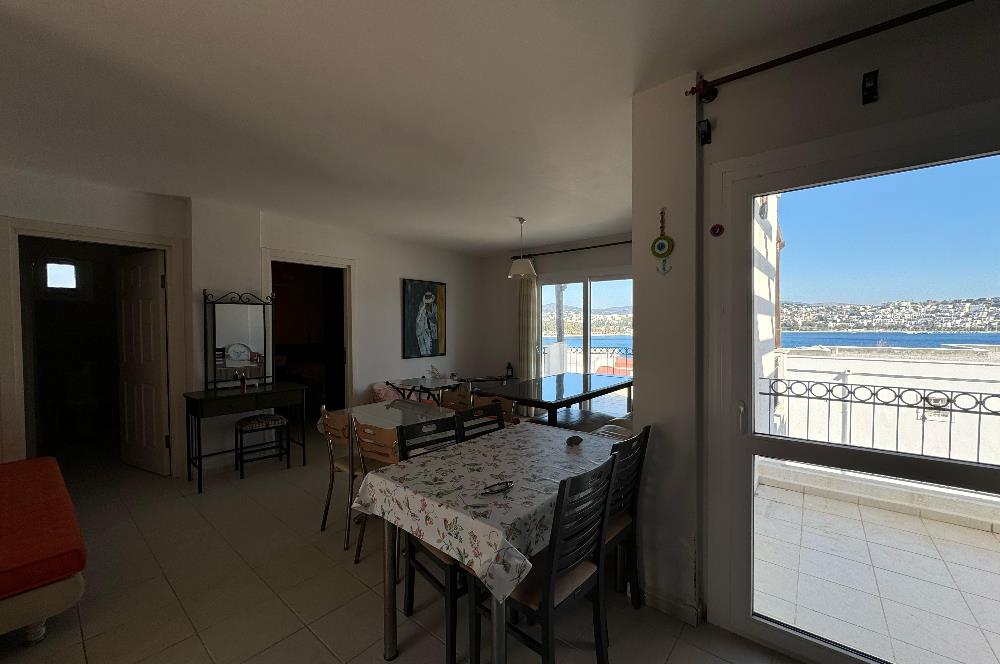 Bitez Sarnıç Sitesi Denize Sıfır Deniz Manzaralı 2+1 Daire