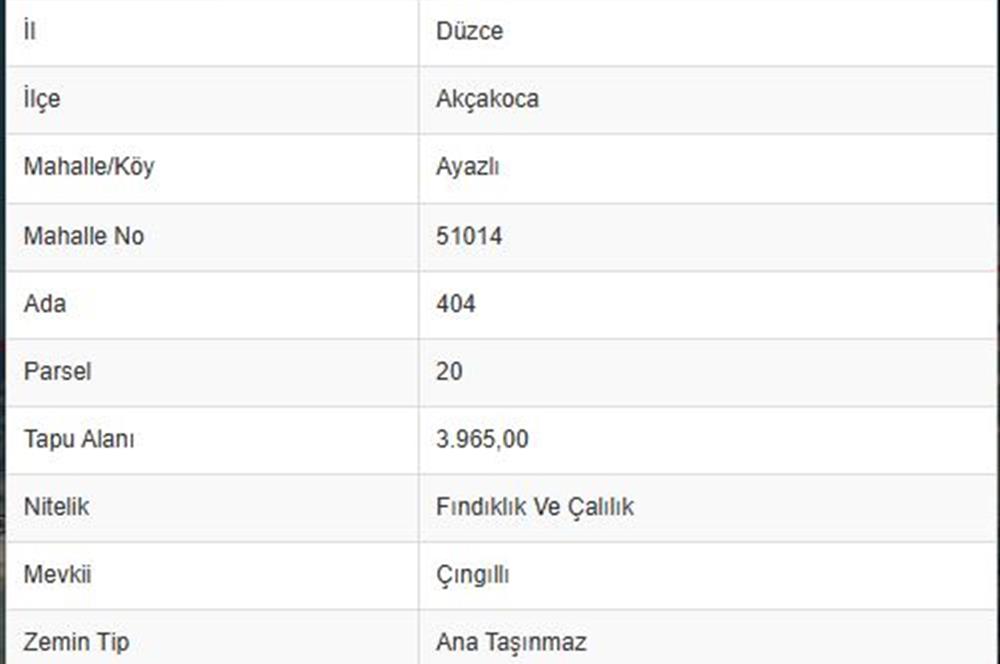 AKÇAKOCA'DA 4 DÖNÜM VİLLA İMARLI DENİZE YAKIN ARSA