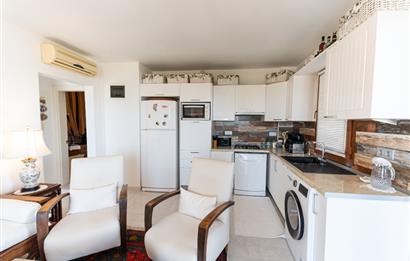 YALIKAVAK GERİŞTE SATILIK DENİZ VE MARİNA MANZARALI 2+1 DAİRE
