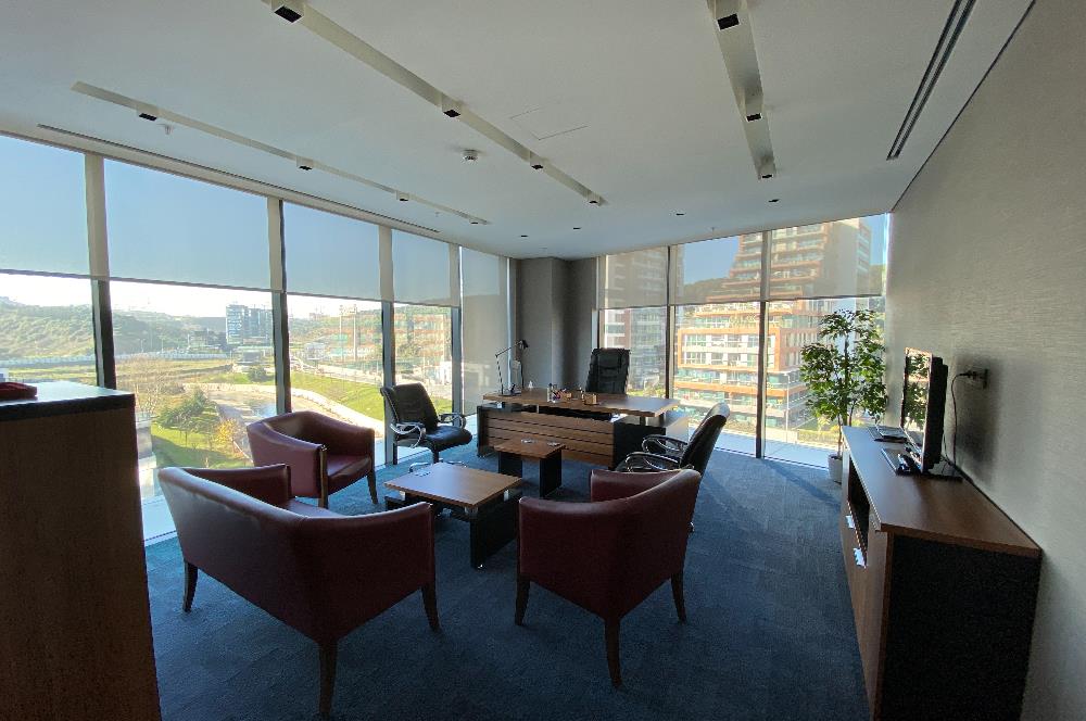 Porta Vadi Kiralık Ofis 293m2 Mobilyalı Dekorasyonlu Vadistanbul
