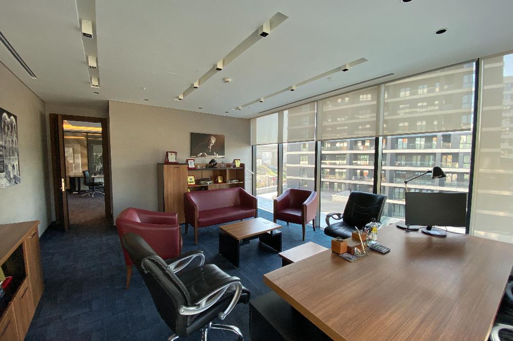 Porta Vadi Kiralık Ofis 293m2 Mobilyalı Dekorasyonlu Vadistanbul