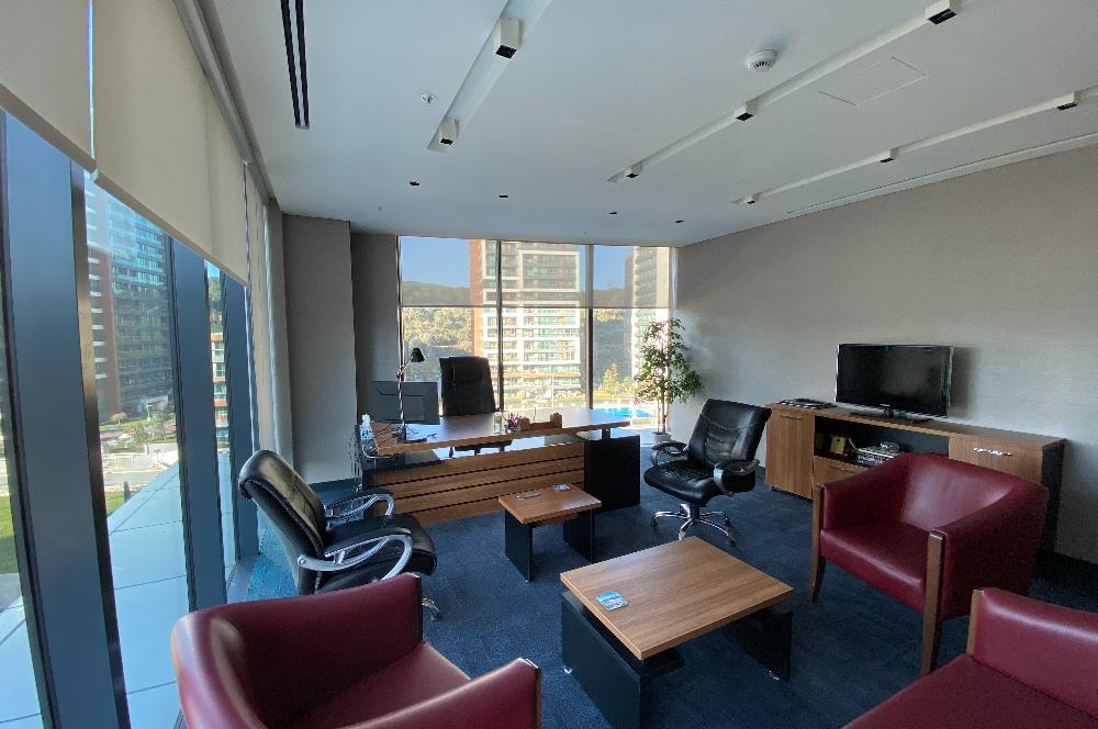 Porta Vadi Kiralık Ofis 293m2 Mobilyalı Dekorasyonlu Vadistanbul