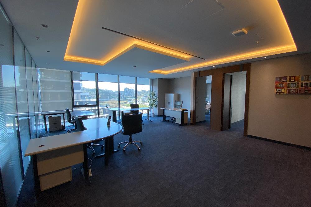 Porta Vadi Kiralık Ofis 293m2 Mobilyalı Dekorasyonlu Vadistanbul