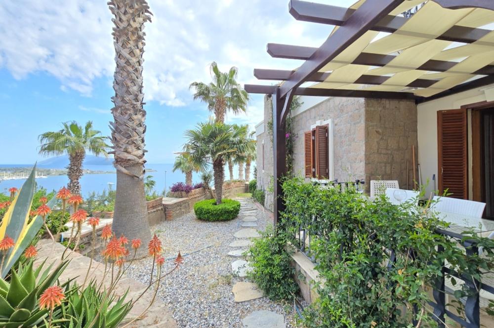 Bodrum Bitez  sezonluk kiralık  5+2 + müştemilatlı kiralik villa
