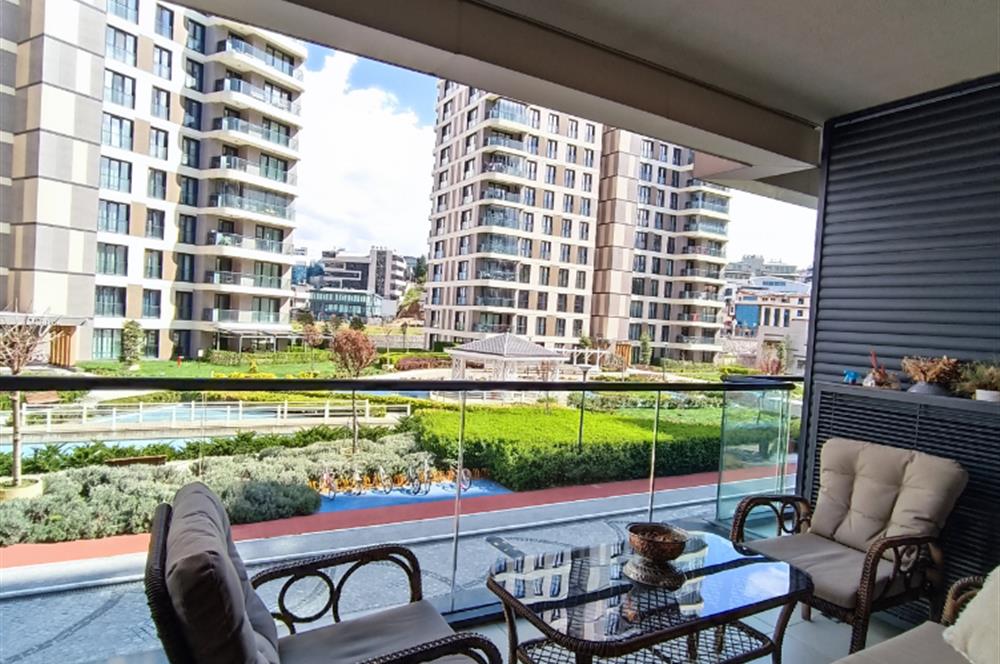 BAŞKENT EMLAK KONUTLARINDA SATILIK 3,5+1 PEYZAJ MANZARALI DAİRE