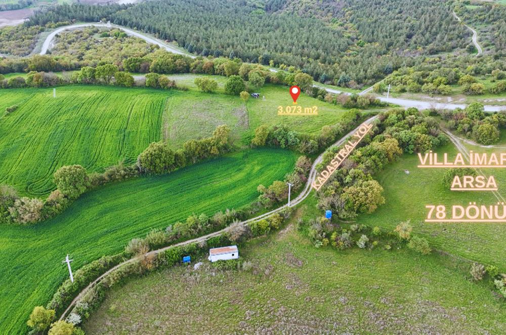 C21 WİNNER 78 DÖNÜM ARSA'YA KOMŞU HOBİ BAHÇE'YE UYGUN SATILIK TARLA