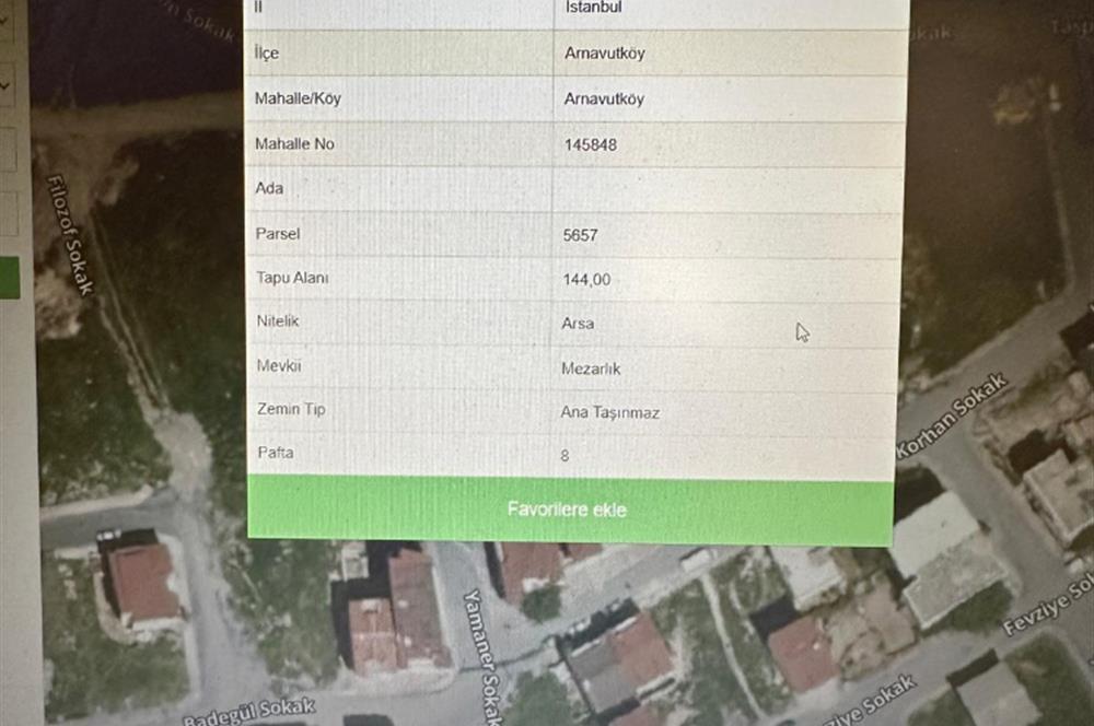 İSTANBUL HAVALİMANINA 5 KM ZEMİN+ 4 KAT İMARLI ACİL SATILIK ARSA