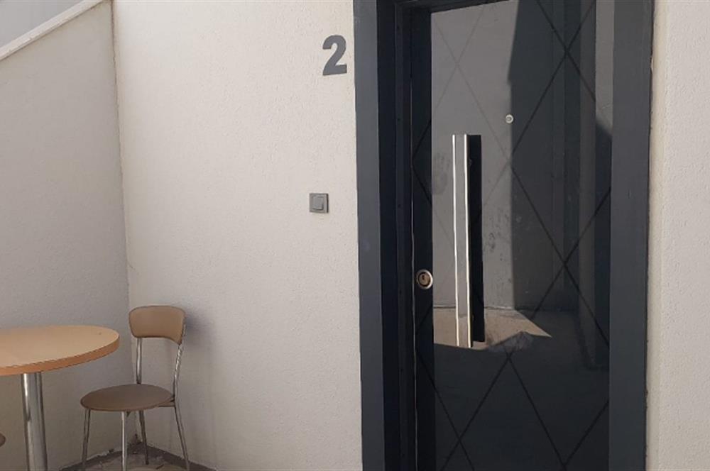 Bodrum-Bitez havuzlu site içerisinde eşyalı 2+1 bahçe katı kiralık daire