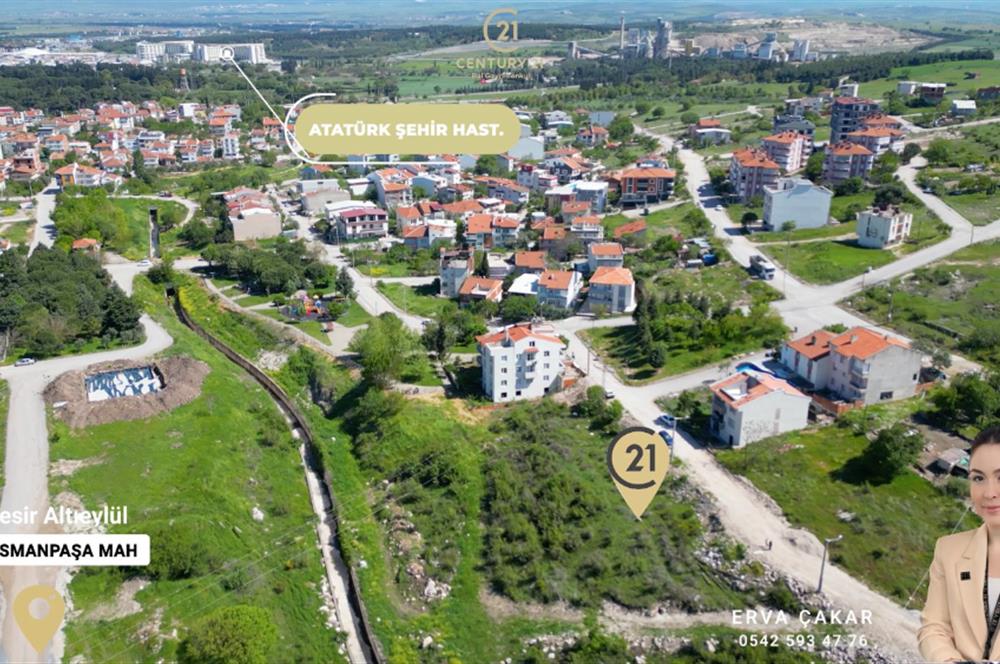 CENTURY21 BAL'DAN GAZİOSMANPAŞA MAHALLESİ'NDE 672 M2 ARSA