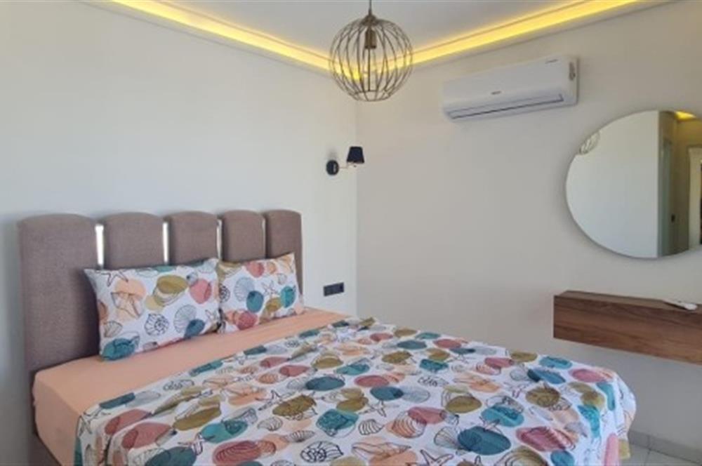 Bodrum Bağla Kapanmaz Deniz Manzaralı Kiralık Havuzlu Daire