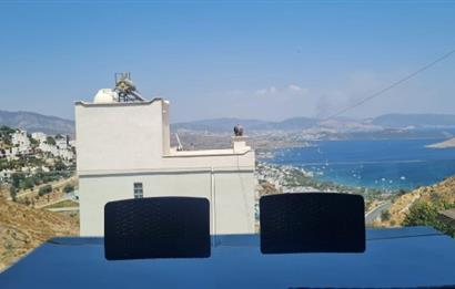 Bodrum Bağla Kapanmaz Deniz Manzaralı Kiralık Havuzlu Daire
