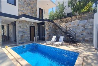 Bodrum Bağla Kapanmaz Deniz Manzaralı Kiralık Havuzlu Daire