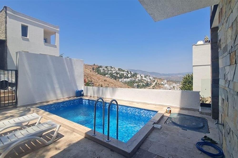 Bodrum Bağla Kapanmaz Deniz Manzaralı Kiralık Havuzlu Daire