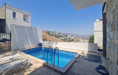 Bodrum Bağla Kapanmaz Deniz Manzaralı Kiralık Havuzlu Daire