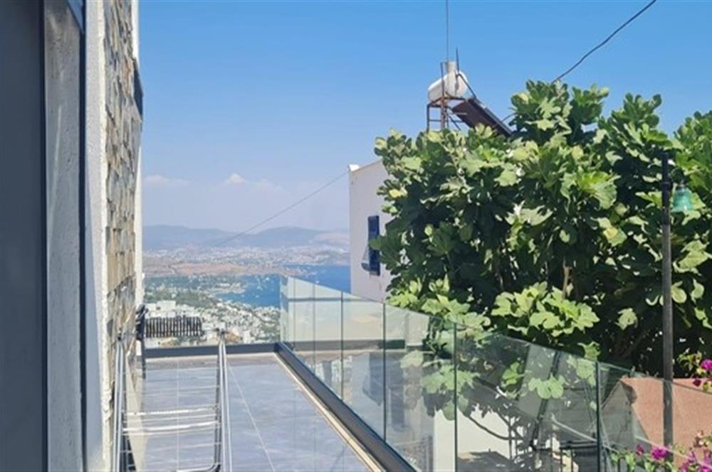 Bodrum Bağla Kapanmaz Deniz Manzaralı Kiralık Havuzlu Daire