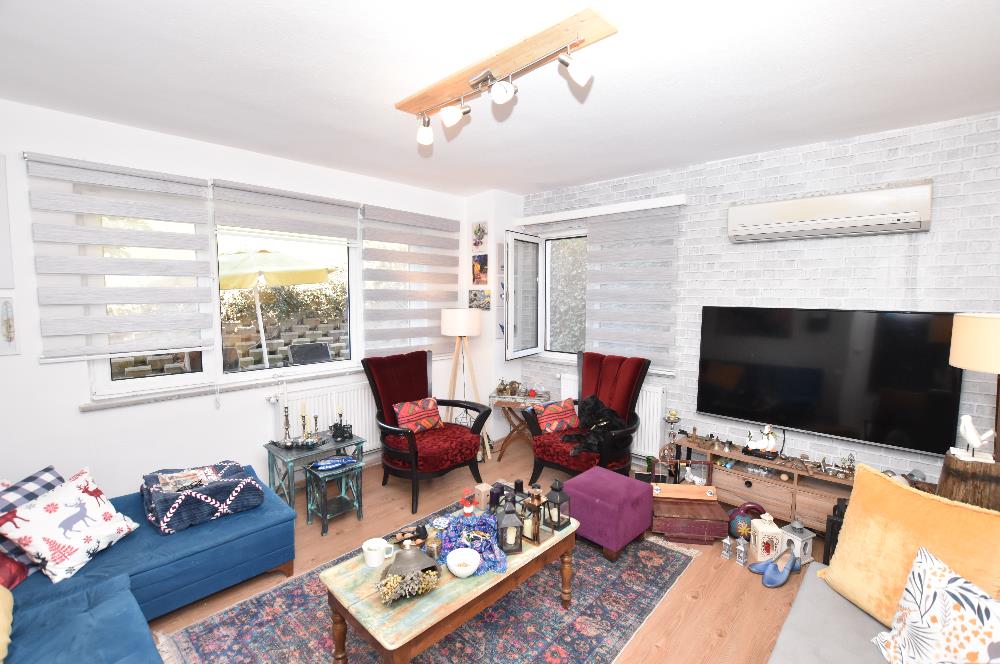 KOÇ ÜNİVERSİTESİNE YAKIN, 2+1 BAHÇE KATI SATILIK DAİRE
