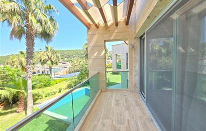 Bodrum Türkbükü Chalet Azur Rezidans kiralık  4+1+1 müştemilatlı kiralik villa