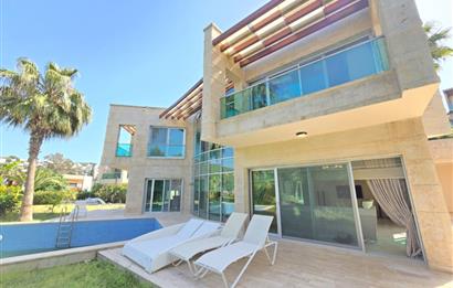Bodrum Türkbükü Chalet Azur Rezidans kiralık  4+1+1 müştemilatlı kiralik villa