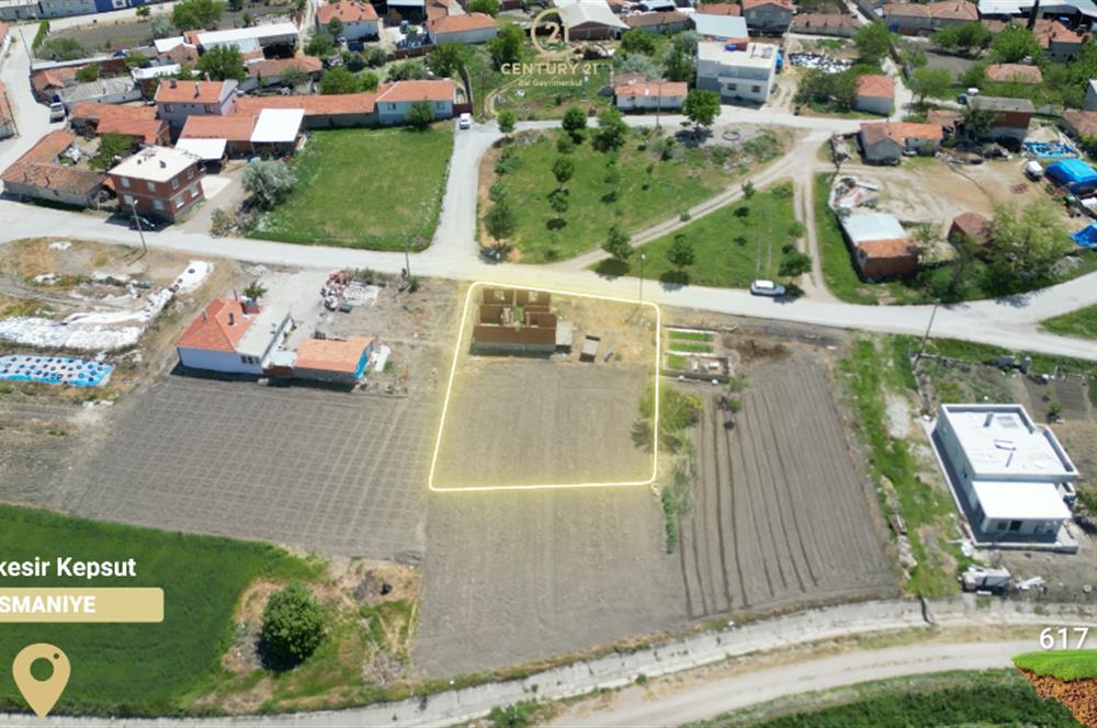 BALIKESİR KEPSUT OSMANİYEDE İMARLI 617. 86 M2 ARSA