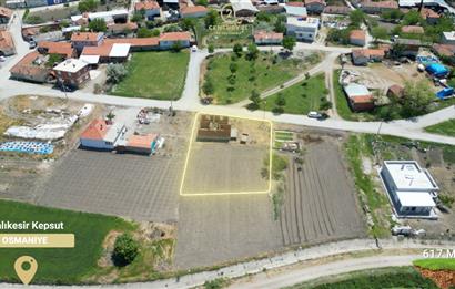 BALIKESİR KEPSUT OSMANİYEDE İMARLI 617. 86 M2 ARSA