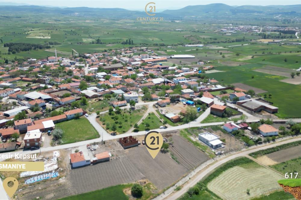 BALIKESİR KEPSUT OSMANİYEDE İMARLI 617. 86 M2 ARSA