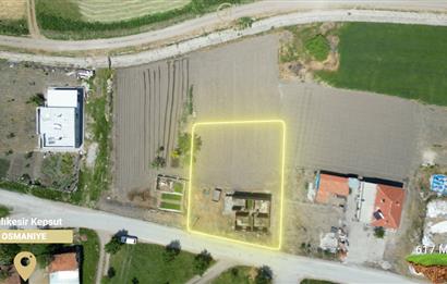 BALIKESİR KEPSUT OSMANİYEDE İMARLI 617. 86 M2 ARSA