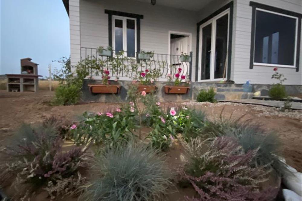 YAĞLIPINARDA 64m² OTURUMA HAZIR ÇELİK EV VE BAHÇESİ