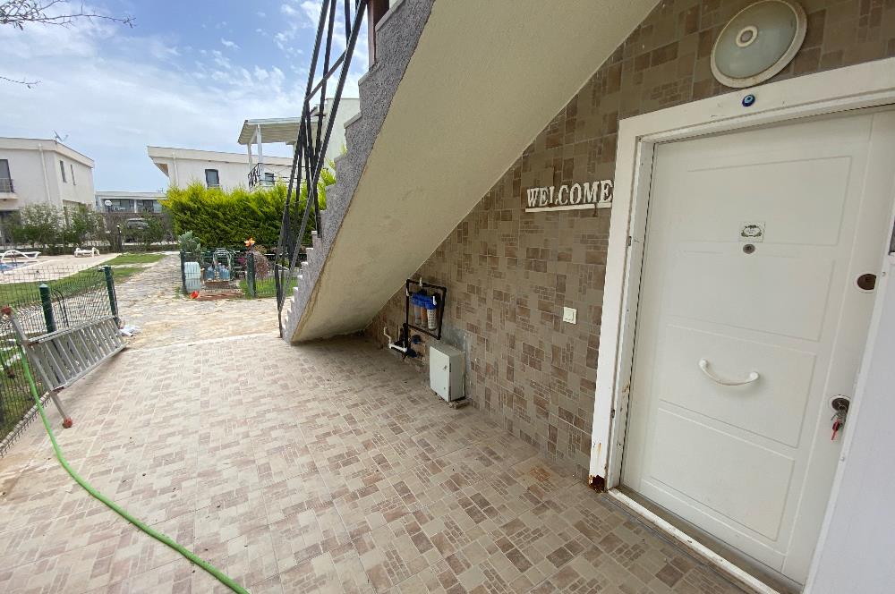 Bodrum Havalimanına Yakın Satılık Havuzlu Site İçinde Bahçe Katı Daire