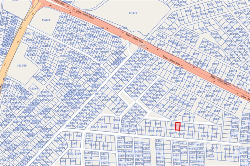 Didim Akyeniköy Seyrantepe 609 m² Villa İmarlı Müstakil Arsa