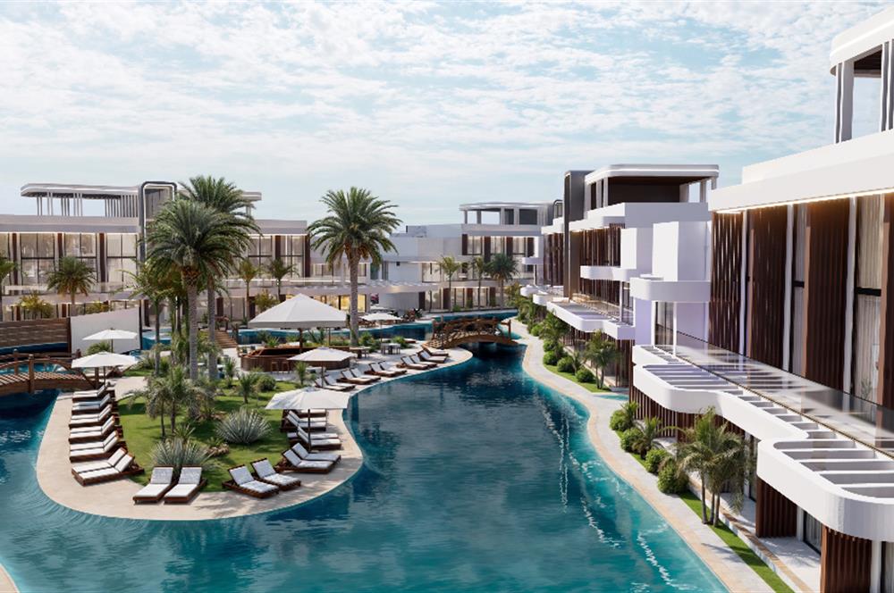 Kıbrıs İskele Long Beach’te Satılık Lüks Stüdyo Daireler