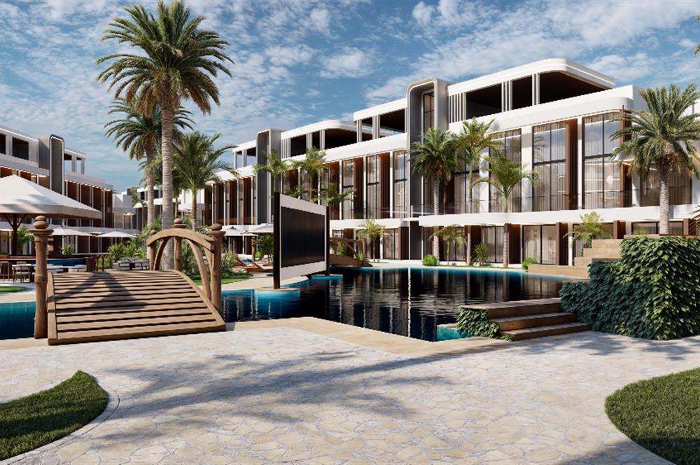 Kıbrıs İskele Long Beach’te Satılık Lüks Stüdyo Daireler