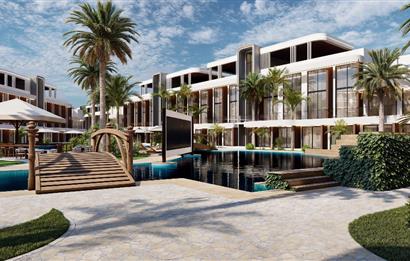 Kıbrıs İskele Long Beach’te Satılık Lüks Stüdyo Daireler