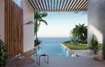 Seafront 1+1 Poolhouse for Sale in the Most Luxurious Project of Esentepe, Kyrenia – North Cyprus