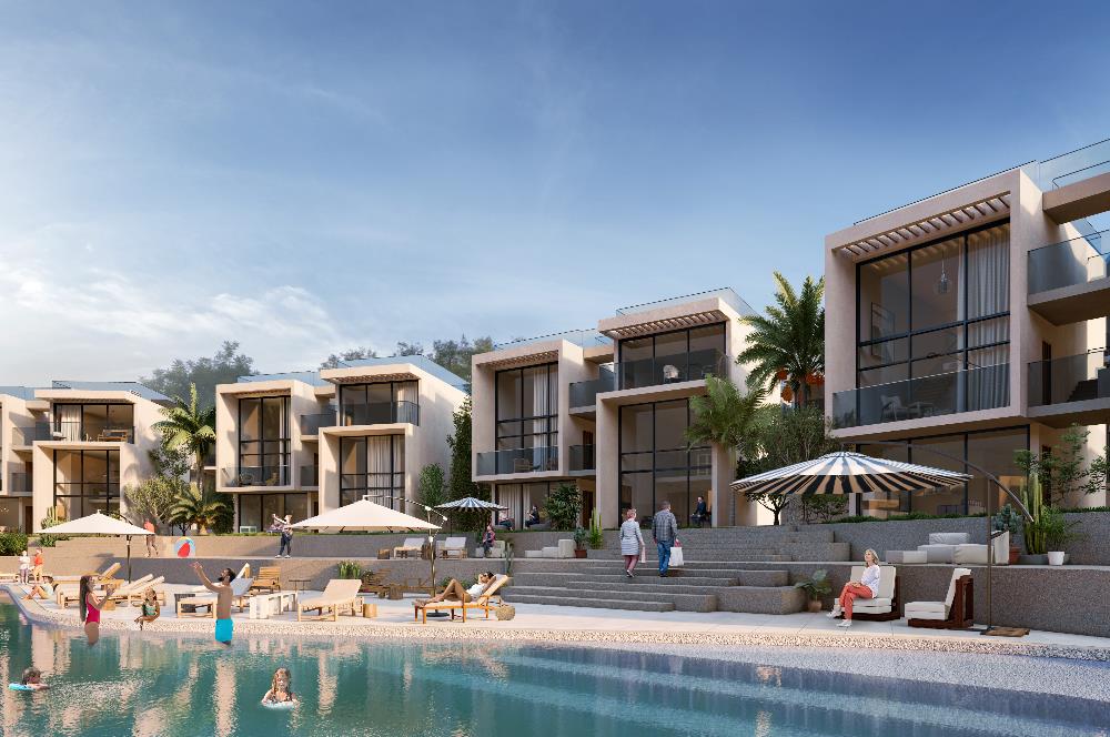 KKTC Girne Esentepe'nin En Lüks Projesinde Site İçerisinde Denize Sıfır Satılık 1+1 Fırsat Penthouse