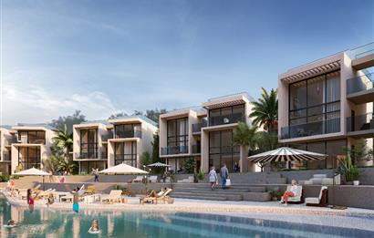 KKTC Girne Esentepe'nin En Lüks Projesinde Site İçerisinde Denize Sıfır Satılık 1+1 Fırsat Penthouse