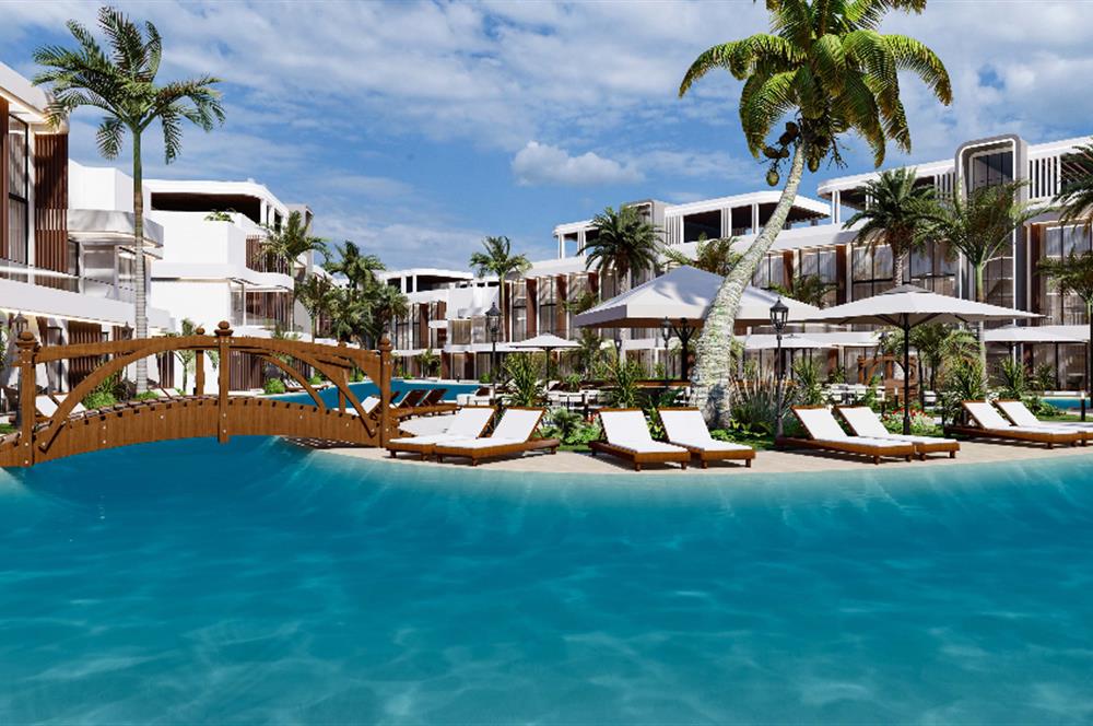 Kıbrıs İskele Long Beach’te Satılık Lüks 1+1 Daireler