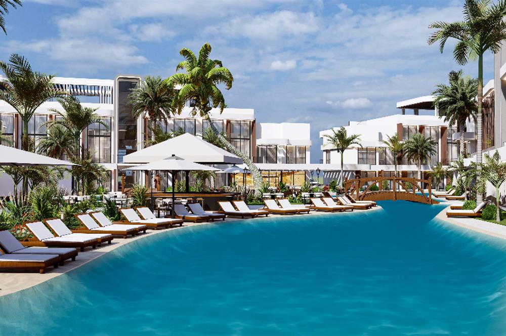 Kıbrıs İskele Long Beach’te Satılık Lüks 1+1 Daireler