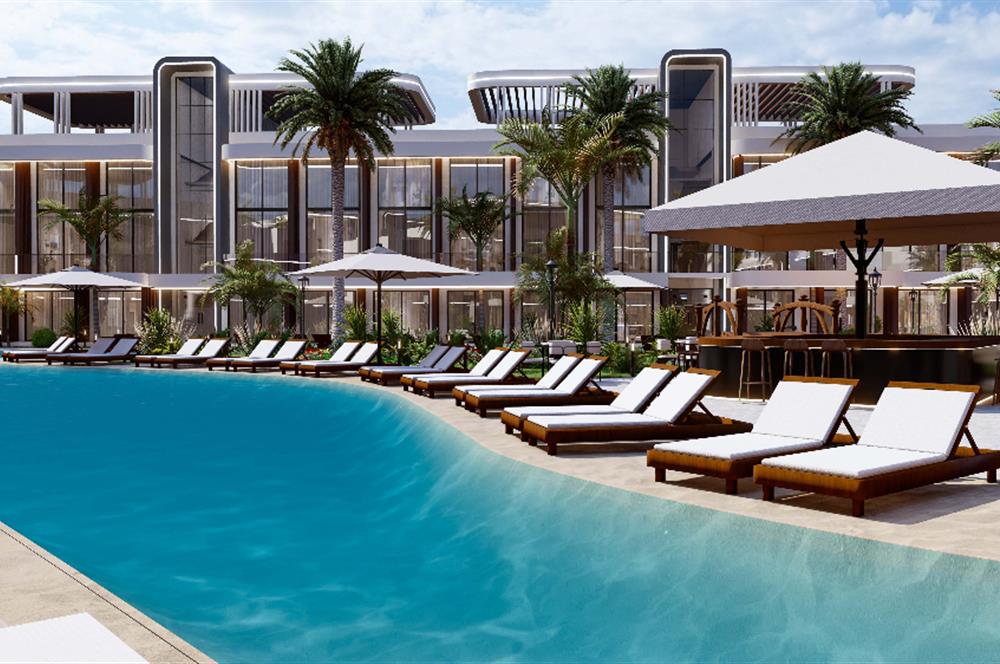 Kıbrıs İskele Long Beach’te Satılık Lüks Stüdyo Daireler