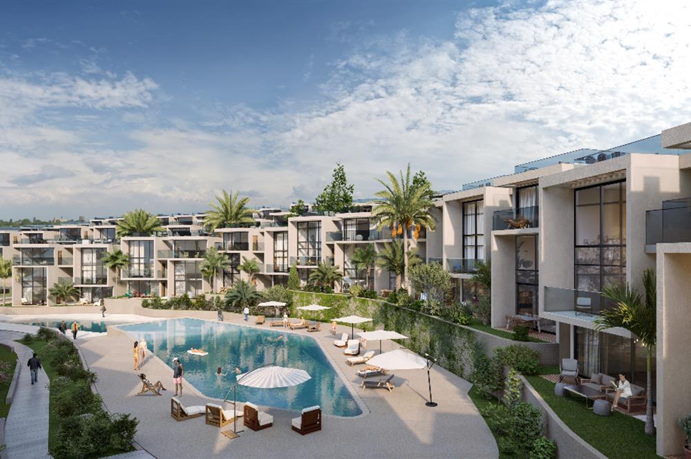 KKTC Girne Esentepe'nin En Lüks Projesinde Site İçerisinde Satılık 1+0 Fırsat Penthouse Stüdyo Daire