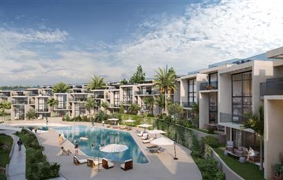 KKTC Girne Esentepe'nin En Lüks Projesinde Site İçerisinde Satılık 1+0 Fırsat Penthouse Stüdyo Daire