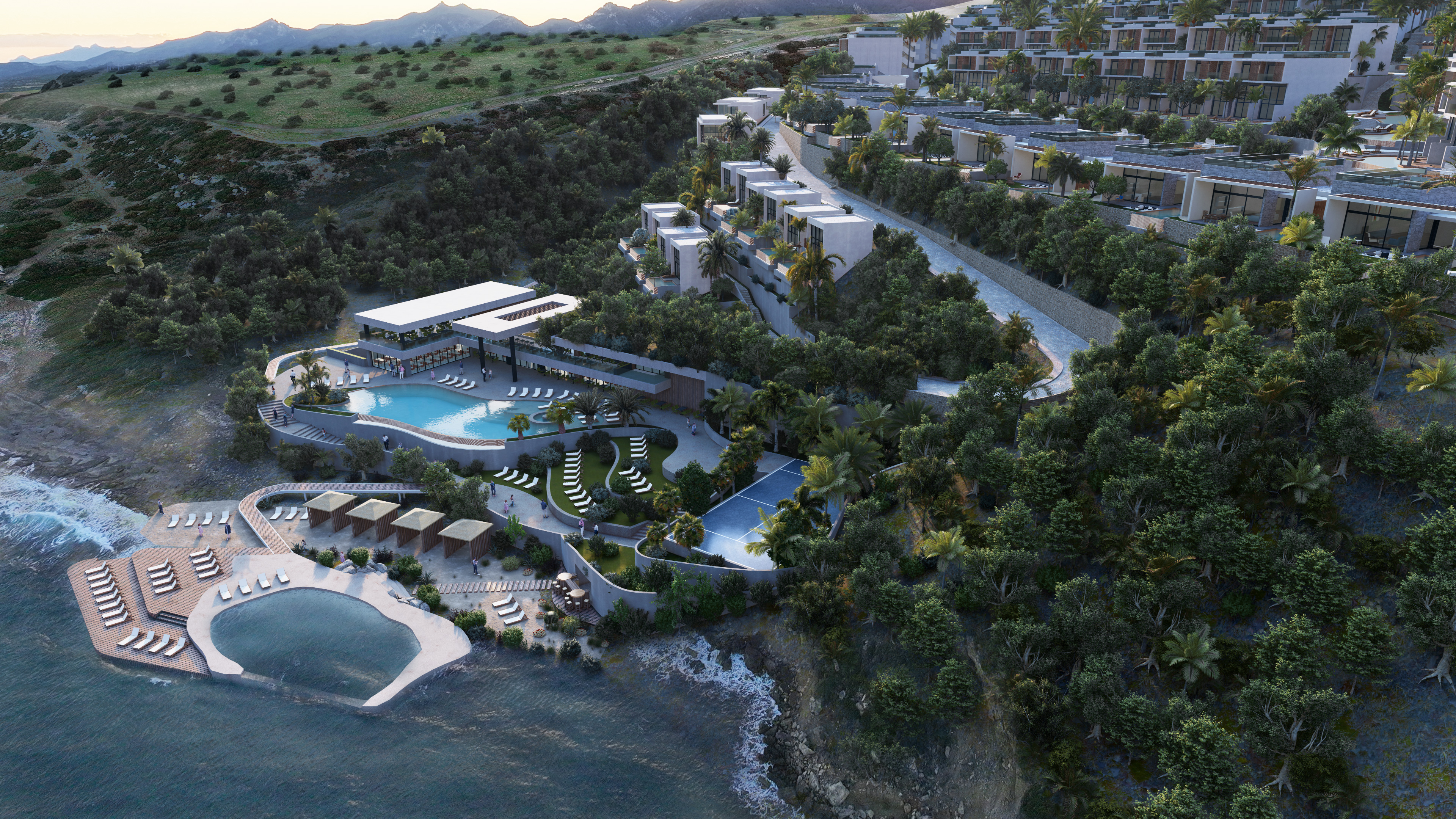 KKTC Girne Esentepe'nin En Lüks Projesinde Site İçerisinde Satılık 1+0 Fırsat Stüdyo Daire