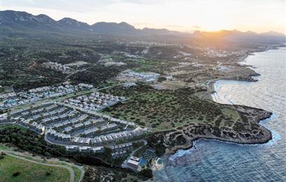 KKTC Girne Esentepe'nin En Lüks Projesinde Site İçerisinde Denize Sıfır Satılık 1+1 Fırsat Penthouse