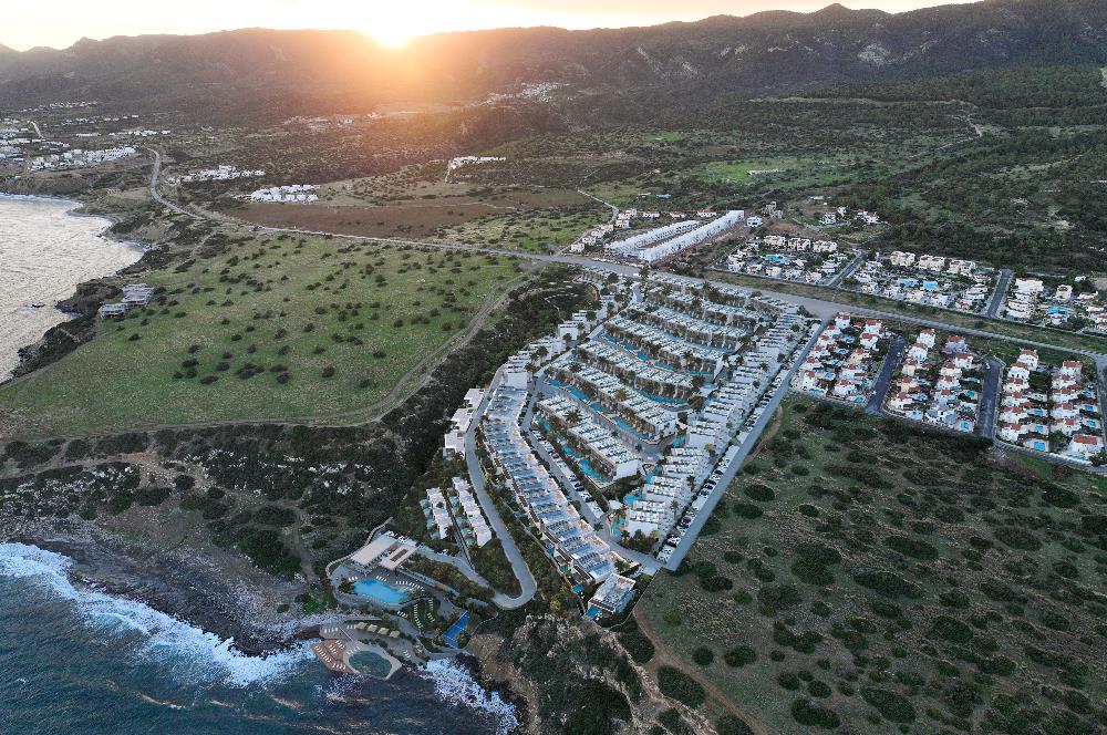 Girne Esentepe’de Lüks 1+1 Daire – Muhteşem Deniz Manzarası